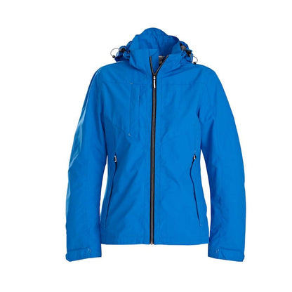 Ocean Blue - Front - Printer Womens-Ladies Water Repellent Jacket