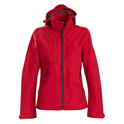 Red - Front - Printer Womens-Ladies Water Repellent Jacket