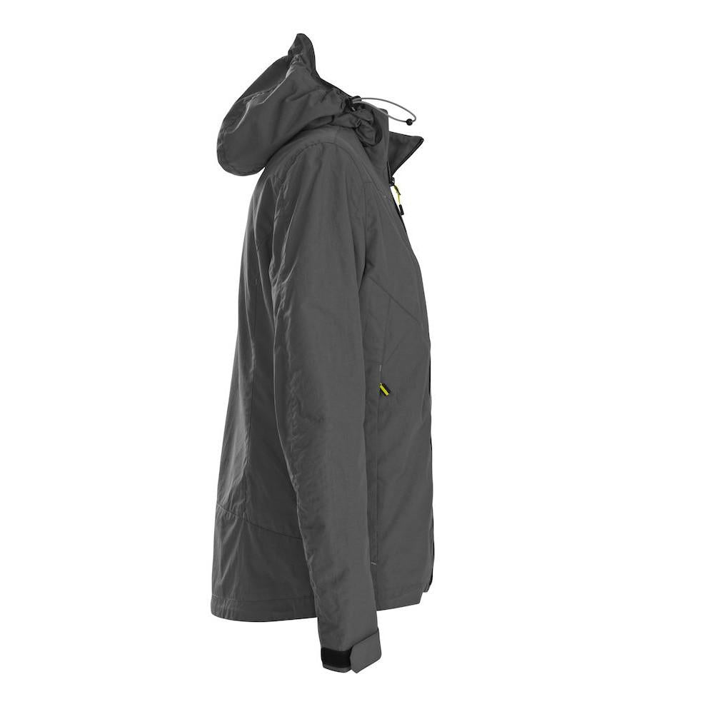 Steel Grey - Side - Printer Womens-Ladies Water Repellent Jacket