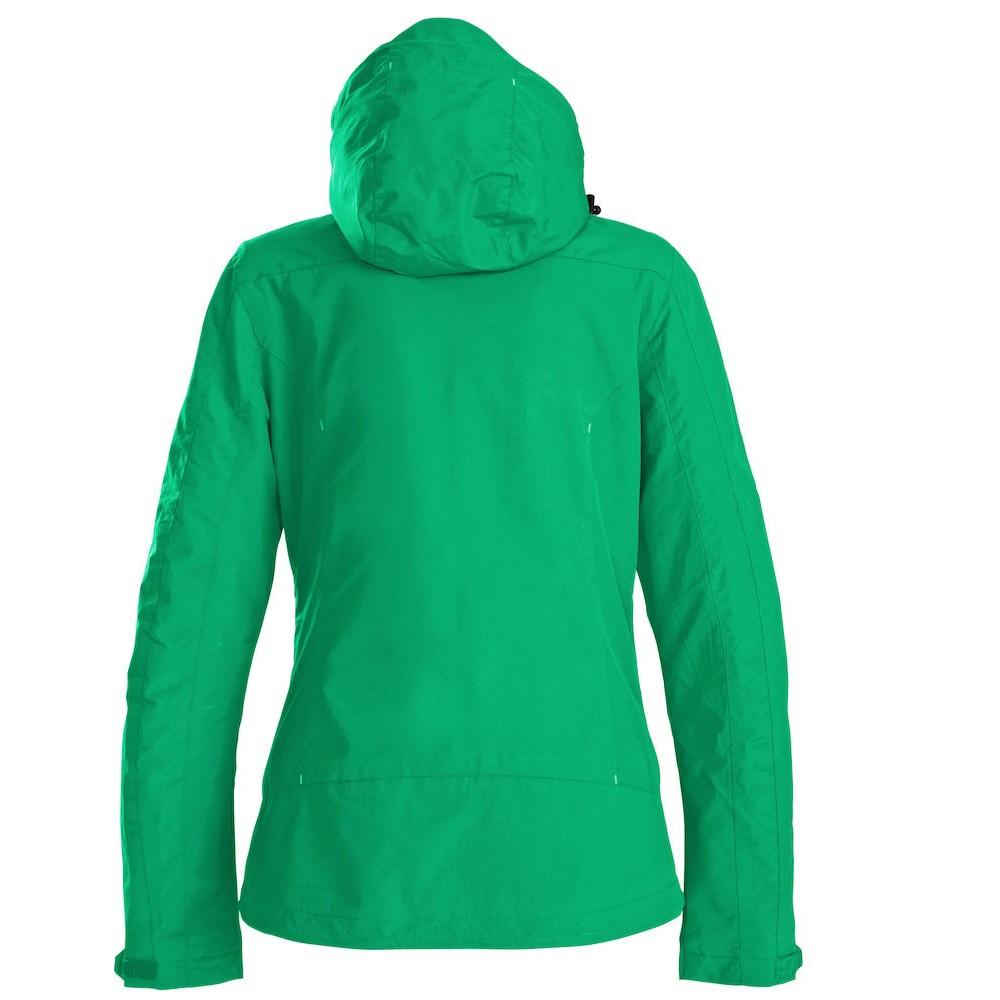 Fresh Green - Back - Printer Womens-Ladies Water Repellent Jacket