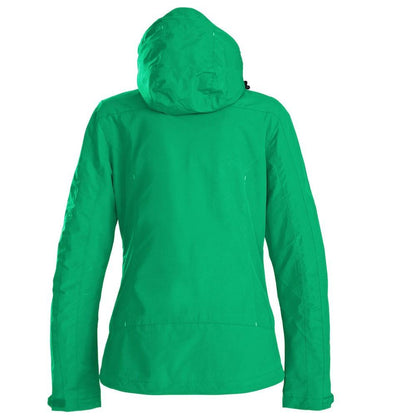 Fresh Green - Back - Printer Womens-Ladies Water Repellent Jacket