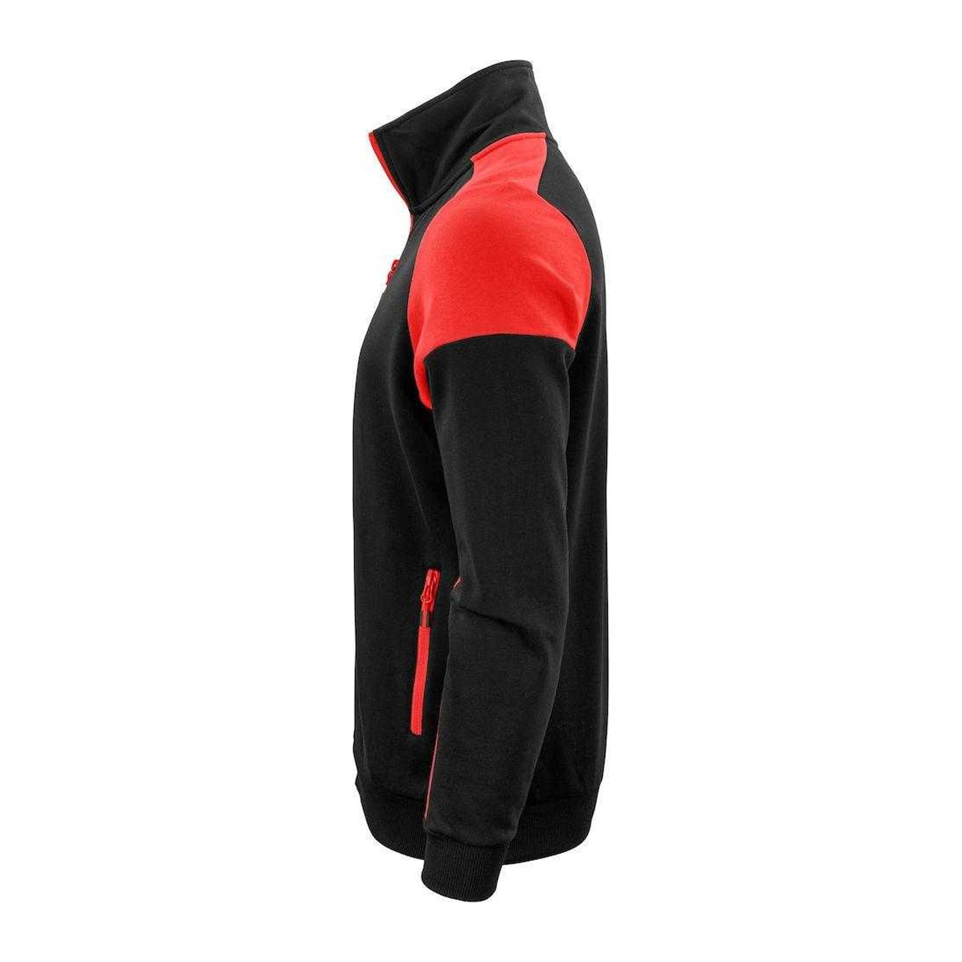 Black-Red - Side - Printer PRIME Mens Sweatshirt