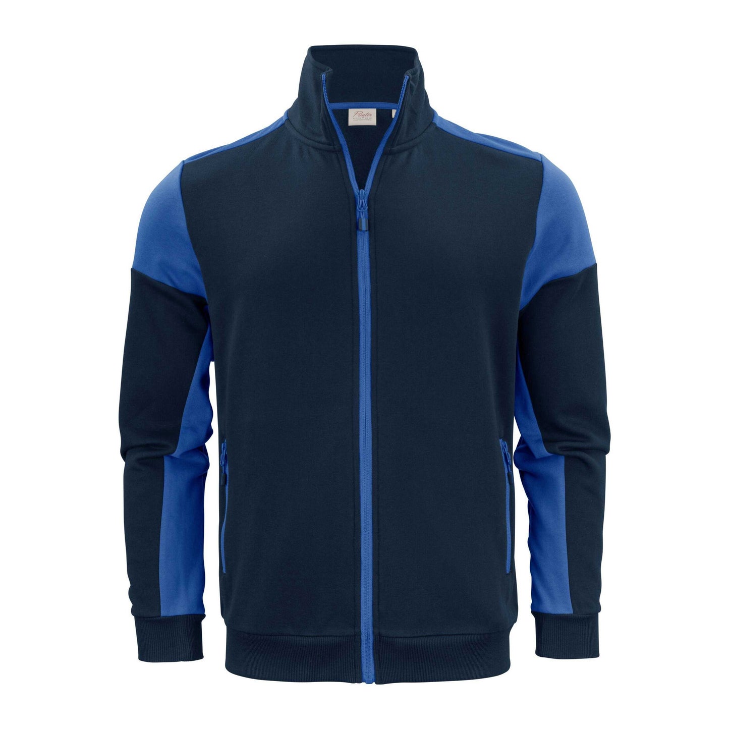 Navy-Cobalt Blue - Front - Printer PRIME Mens Sweatshirt