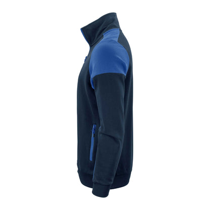 Navy-Cobalt Blue - Side - Printer PRIME Mens Sweatshirt