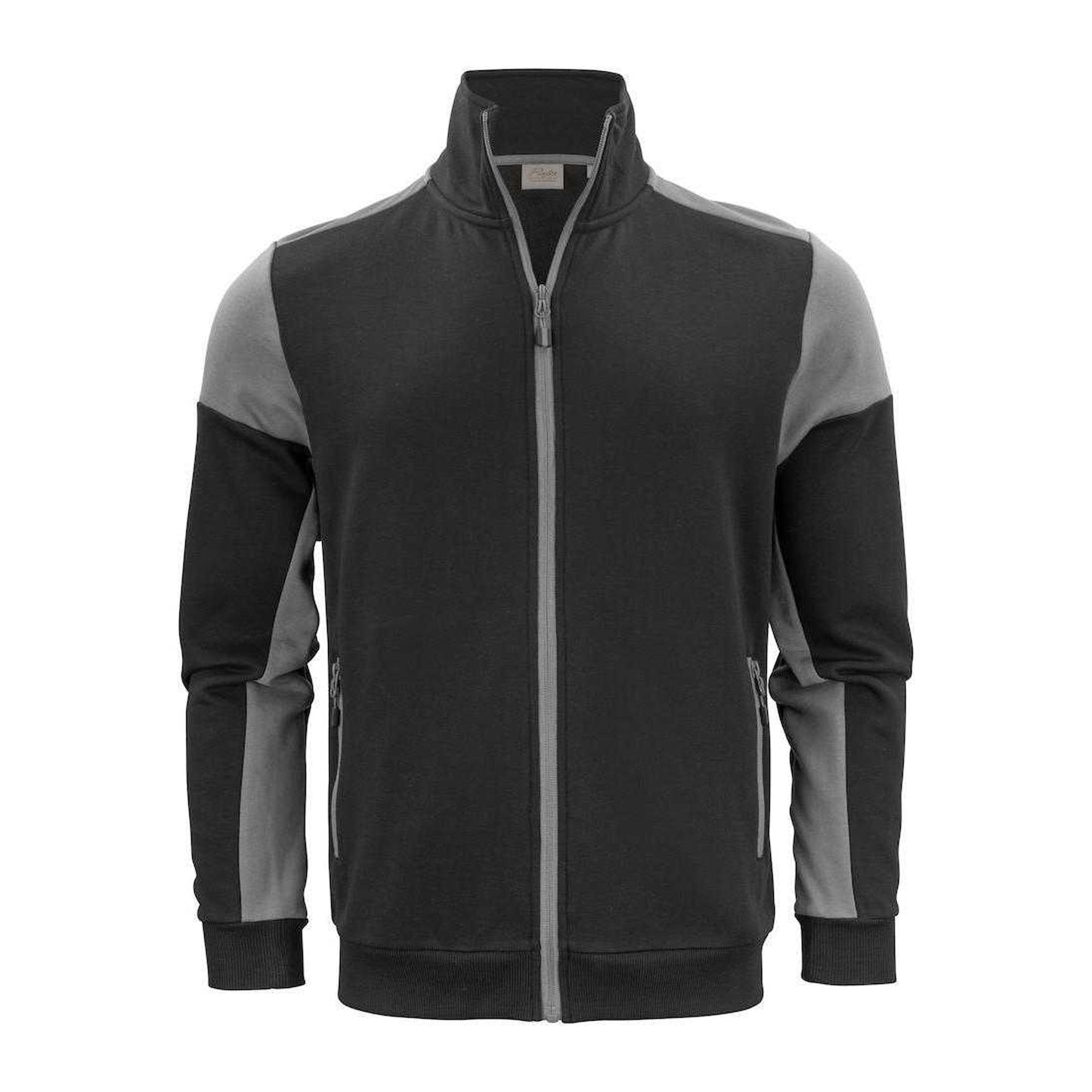 Black-Anthracite - Front - Printer PRIME Mens Sweatshirt