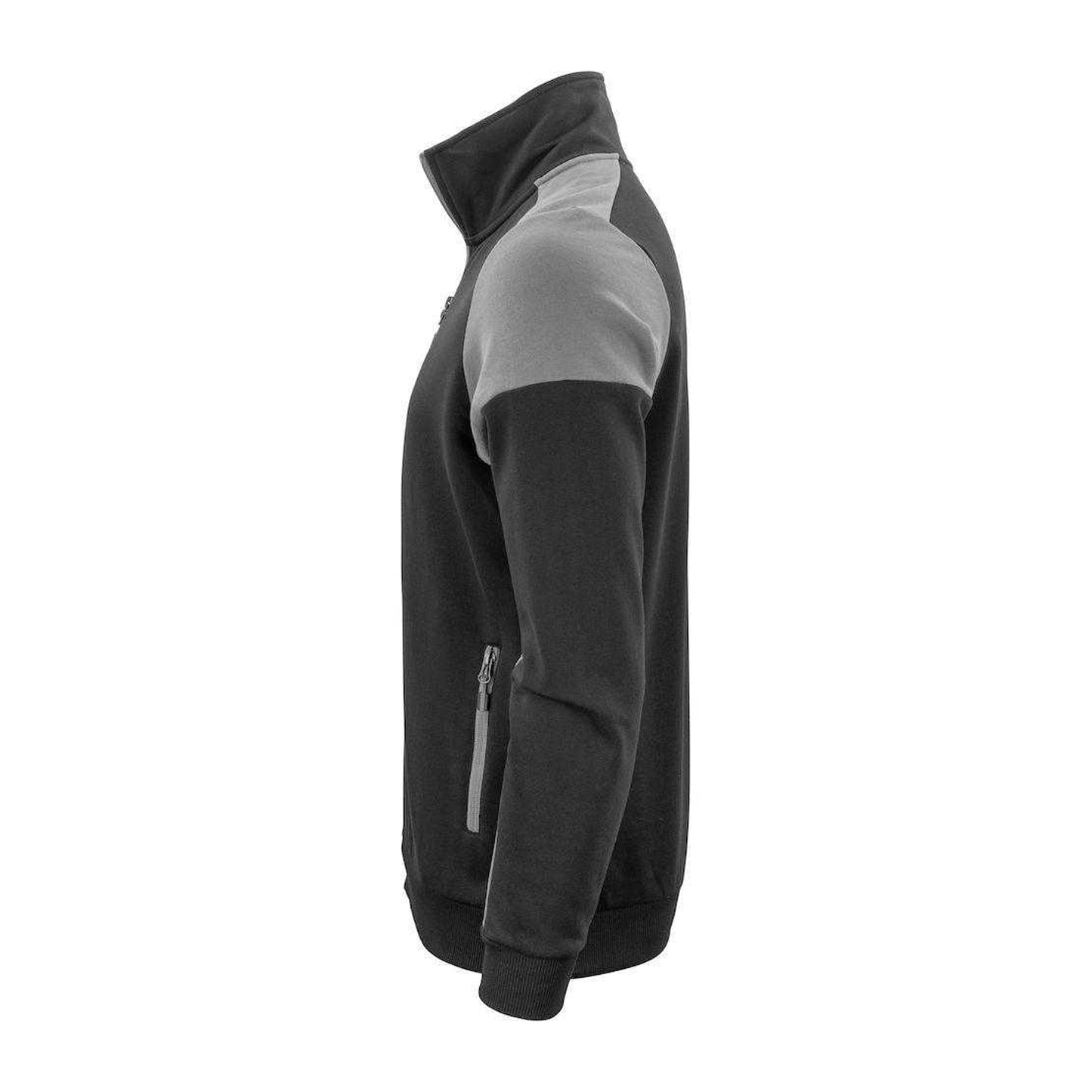 Black-Anthracite - Side - Printer PRIME Mens Sweatshirt