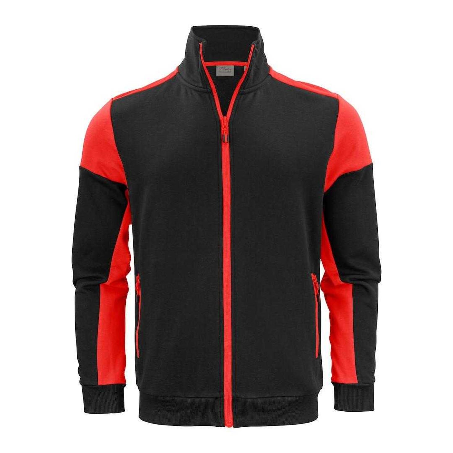 Black-Red - Front - Printer PRIME Mens Sweatshirt
