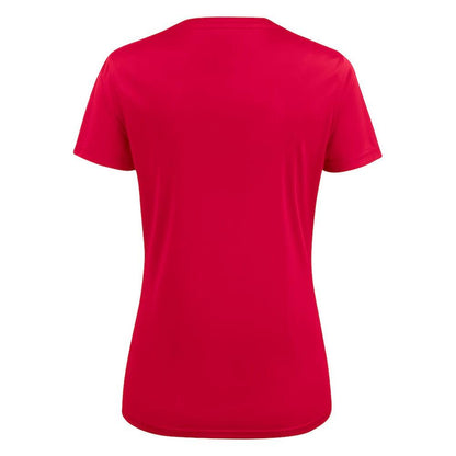 Red - Back - Printer RED Womens-Ladies Run T-Shirt