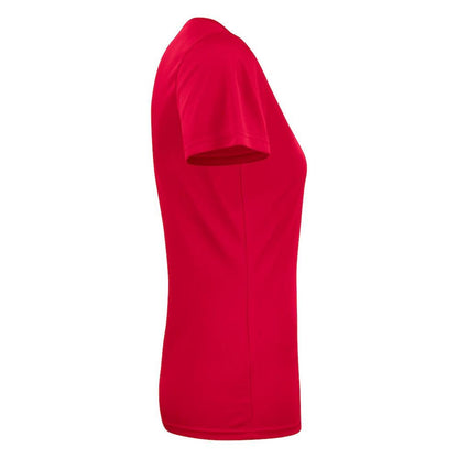 Red - Side - Printer RED Womens-Ladies Run T-Shirt