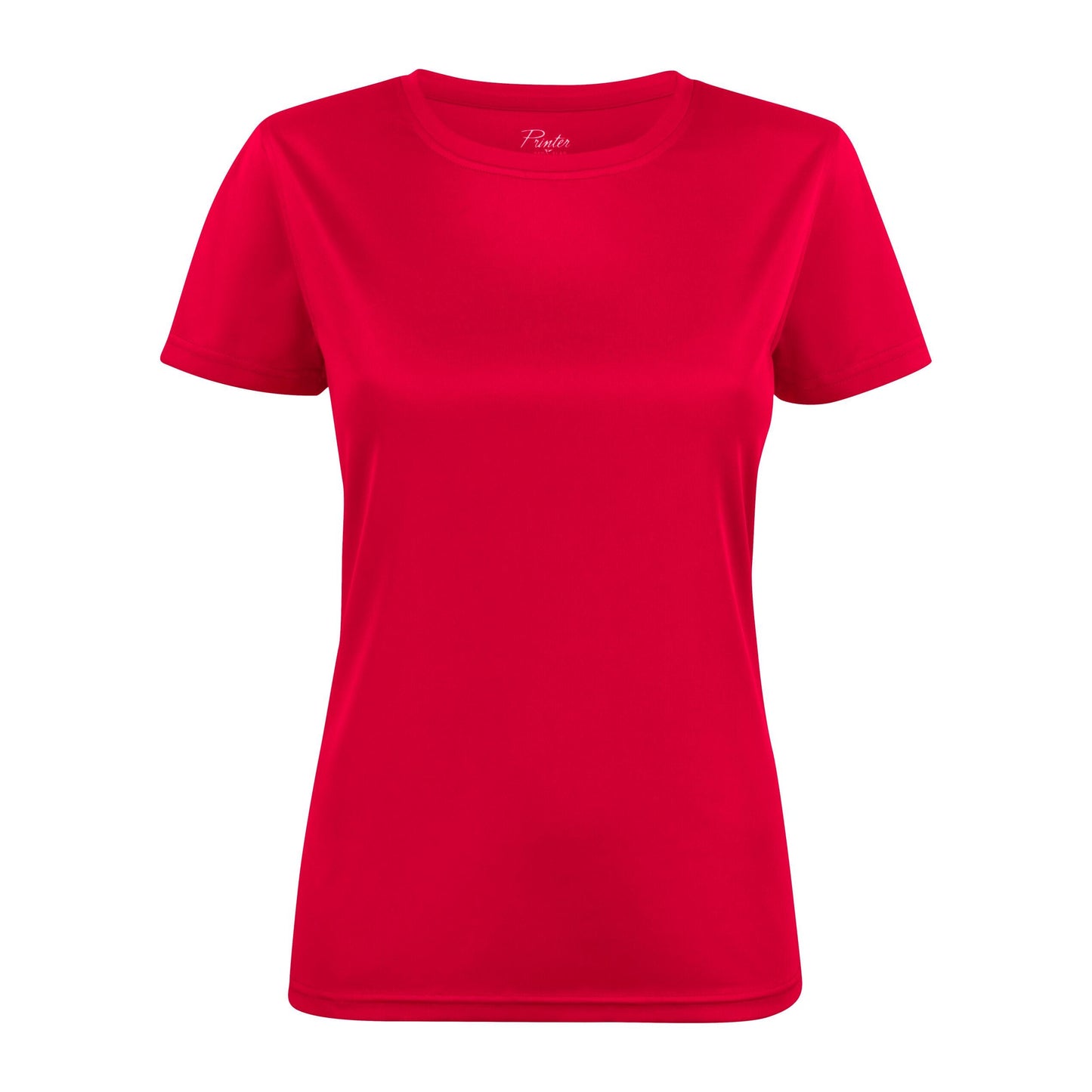 Lime - Front - Printer RED Womens-Ladies Run T-Shirt