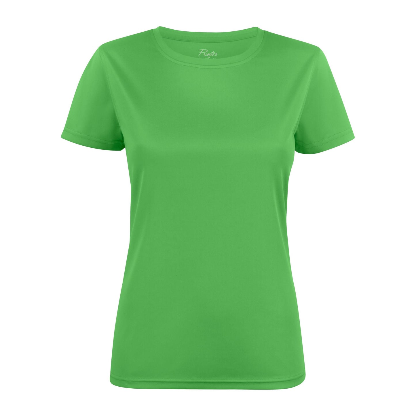 Lime - Back - Printer RED Womens-Ladies Run T-Shirt