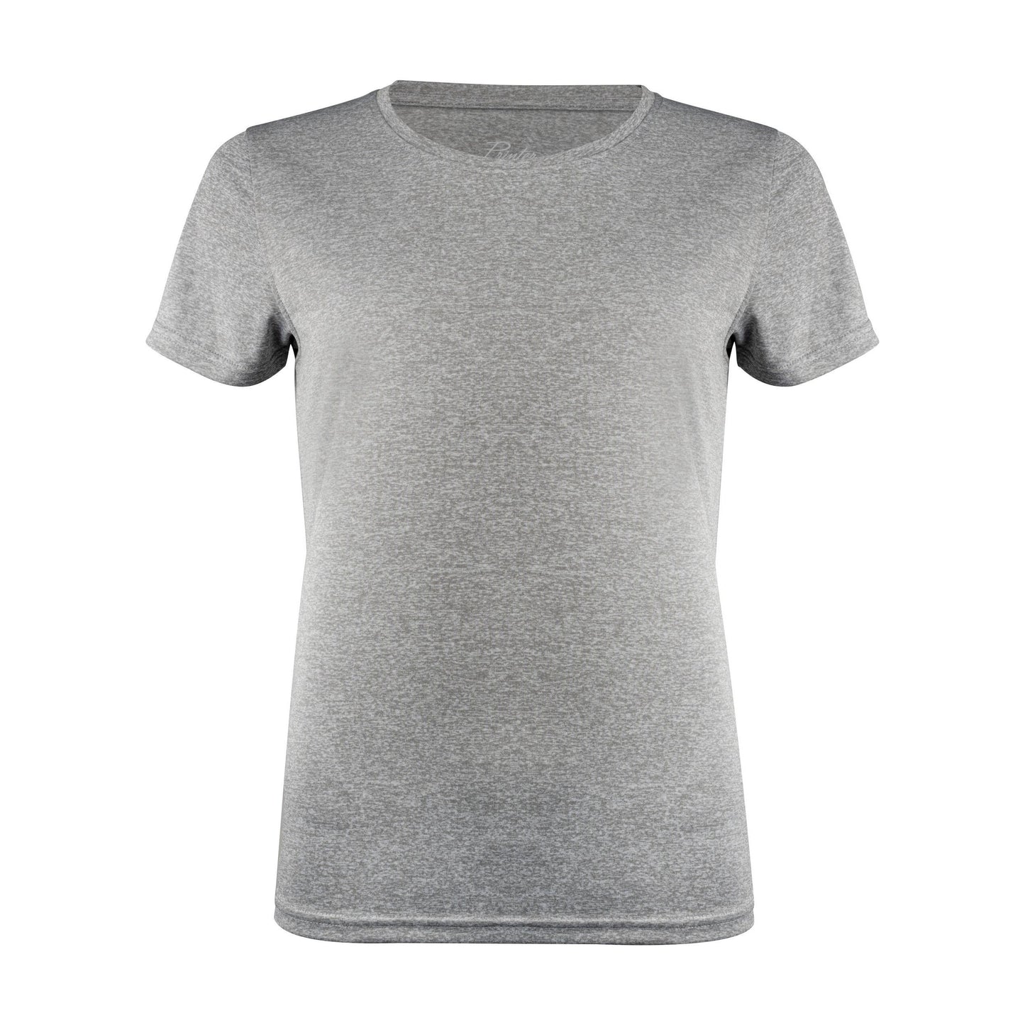 Grey Melange - Back - Printer RED Womens-Ladies Run T-Shirt