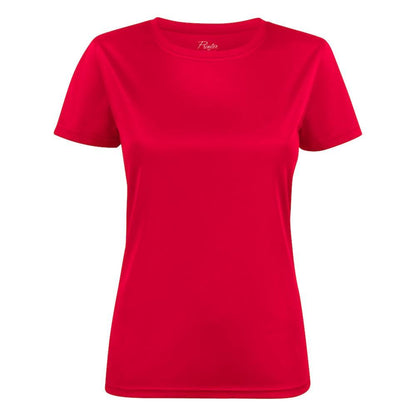 Red - Front - Printer RED Womens-Ladies Run T-Shirt
