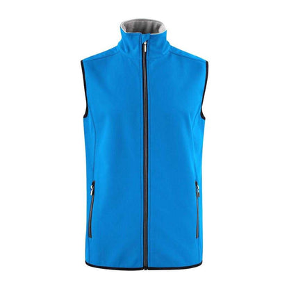 Ocean Blue - Front - Printer Mens Trial Softshell Body Warmer