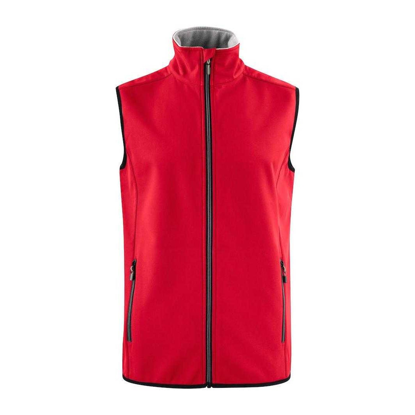 Red - Front - Printer Mens Trial Softshell Body Warmer