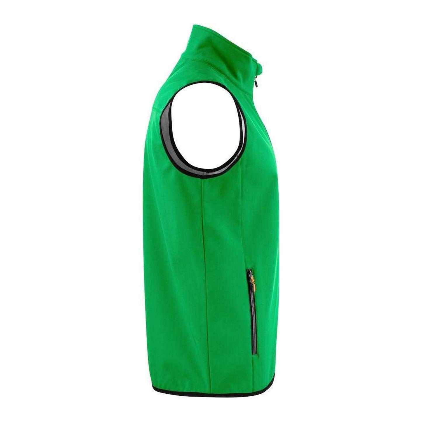 Fresh Green - Side - Printer Mens Trial Softshell Body Warmer