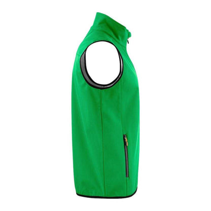 Fresh Green - Side - Printer Mens Trial Softshell Body Warmer