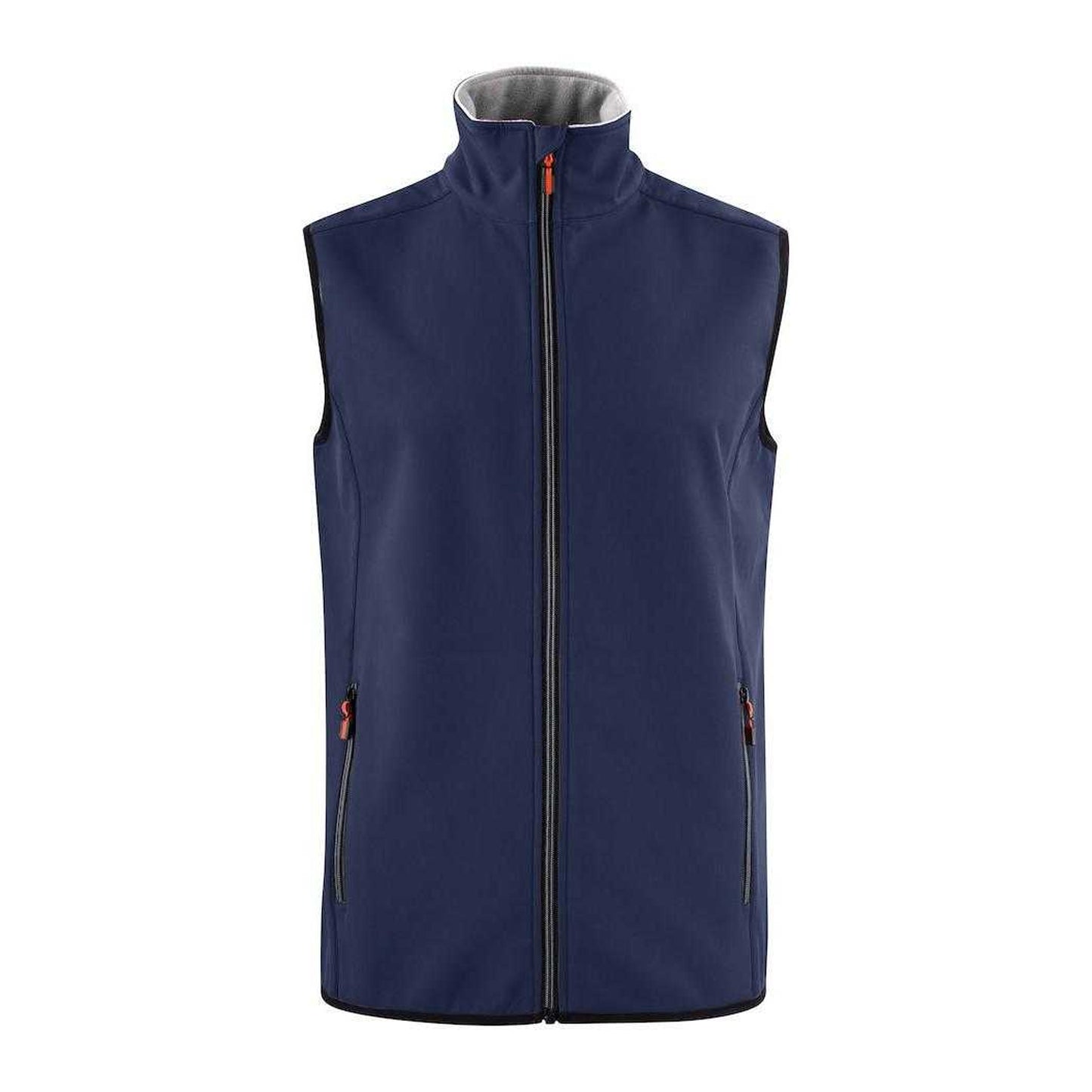 Navy - Front - Printer Mens Trial Softshell Body Warmer