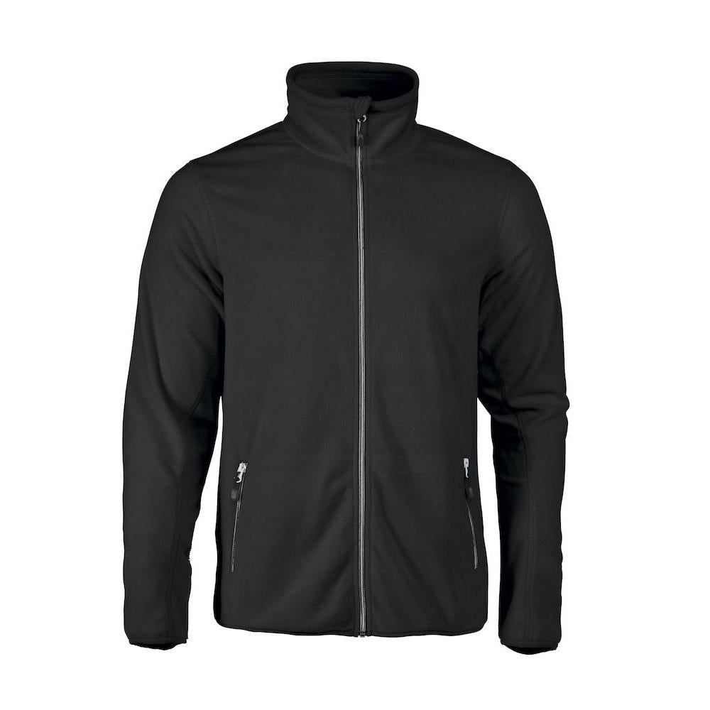 Black - Front - Printer RED Mens Twohand Fleece Jacket