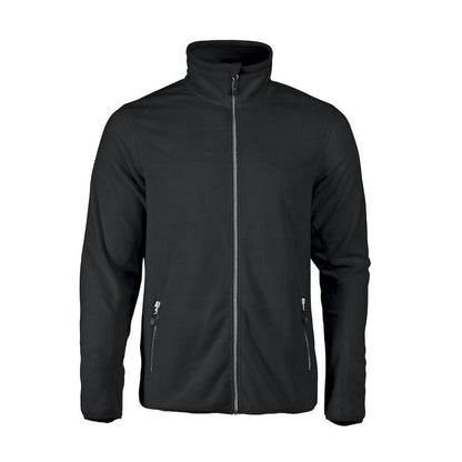 Black - Front - Printer RED Mens Twohand Fleece Jacket