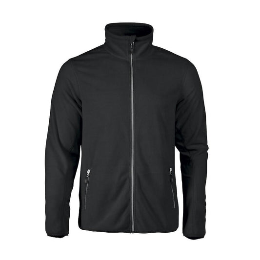 Black - Front - Printer RED Mens Twohand Fleece Jacket