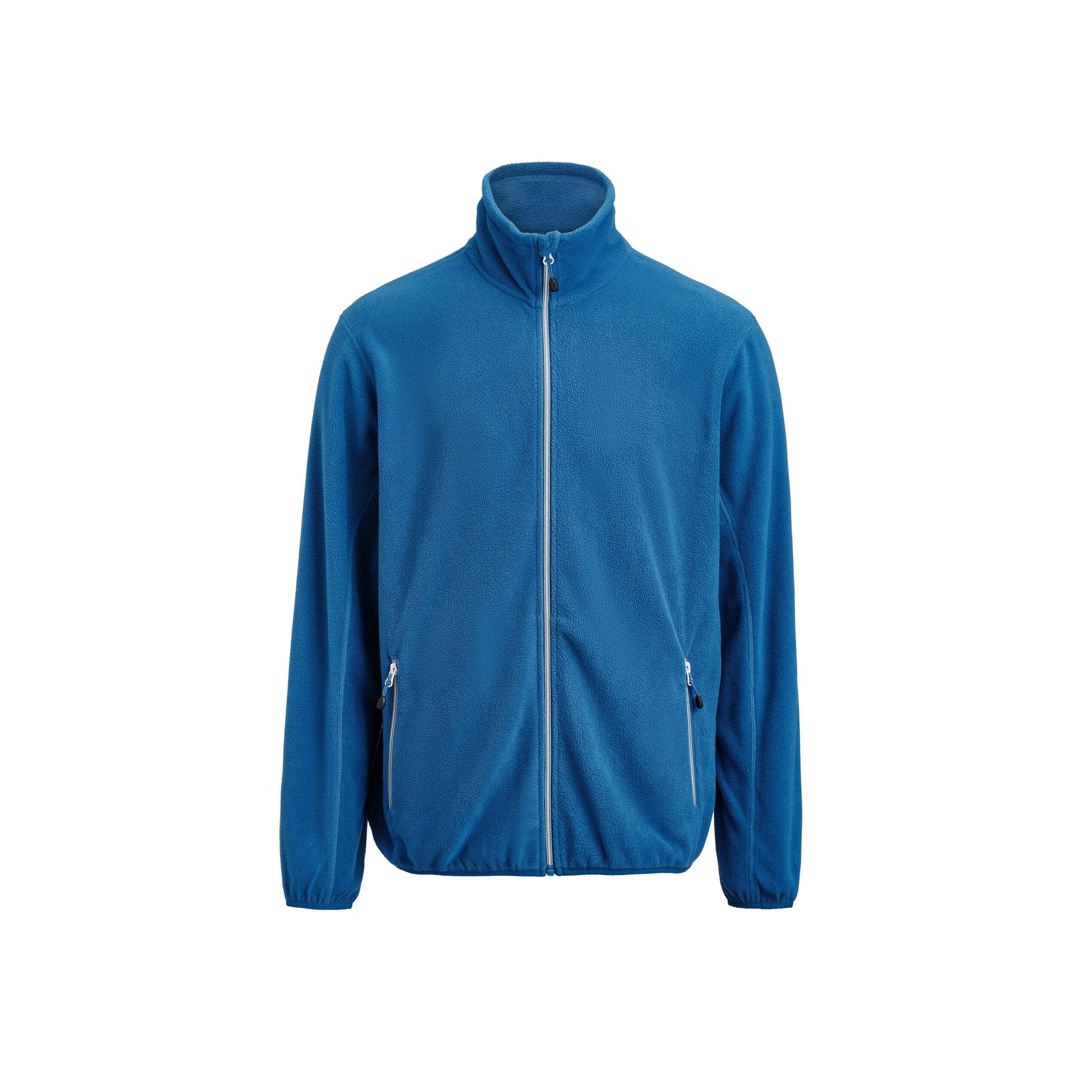 Bright Blue - Back - Printer RED Mens Twohand Fleece Jacket