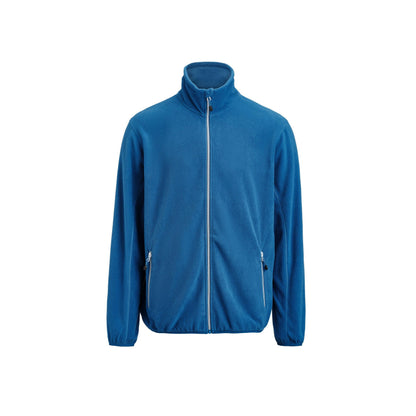 Bright Blue - Back - Printer RED Mens Twohand Fleece Jacket