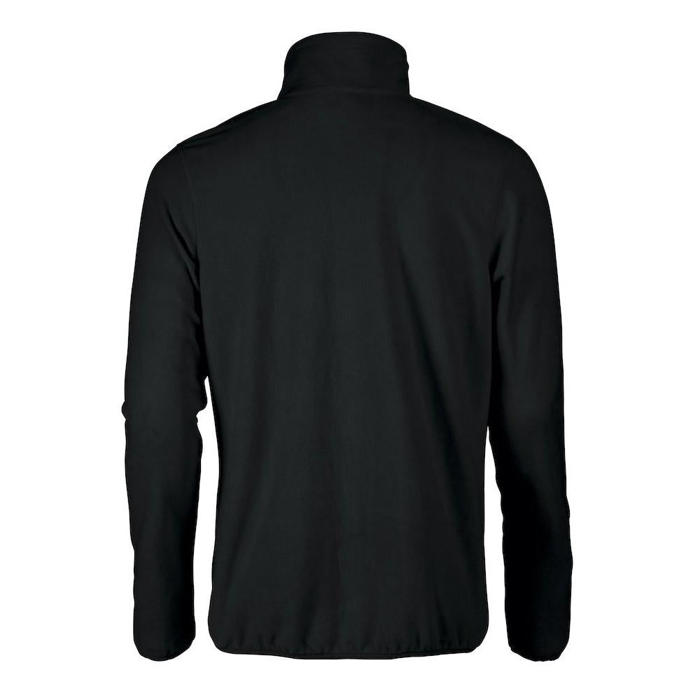 Black - Back - Printer RED Mens Twohand Fleece Jacket