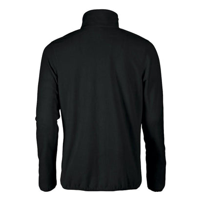 Black - Back - Printer RED Mens Twohand Fleece Jacket
