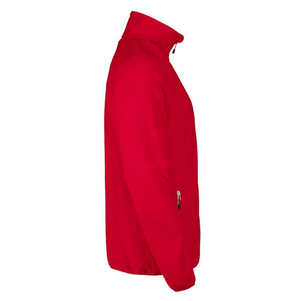 Red - Side - Printer RED Mens Twohand Fleece Jacket
