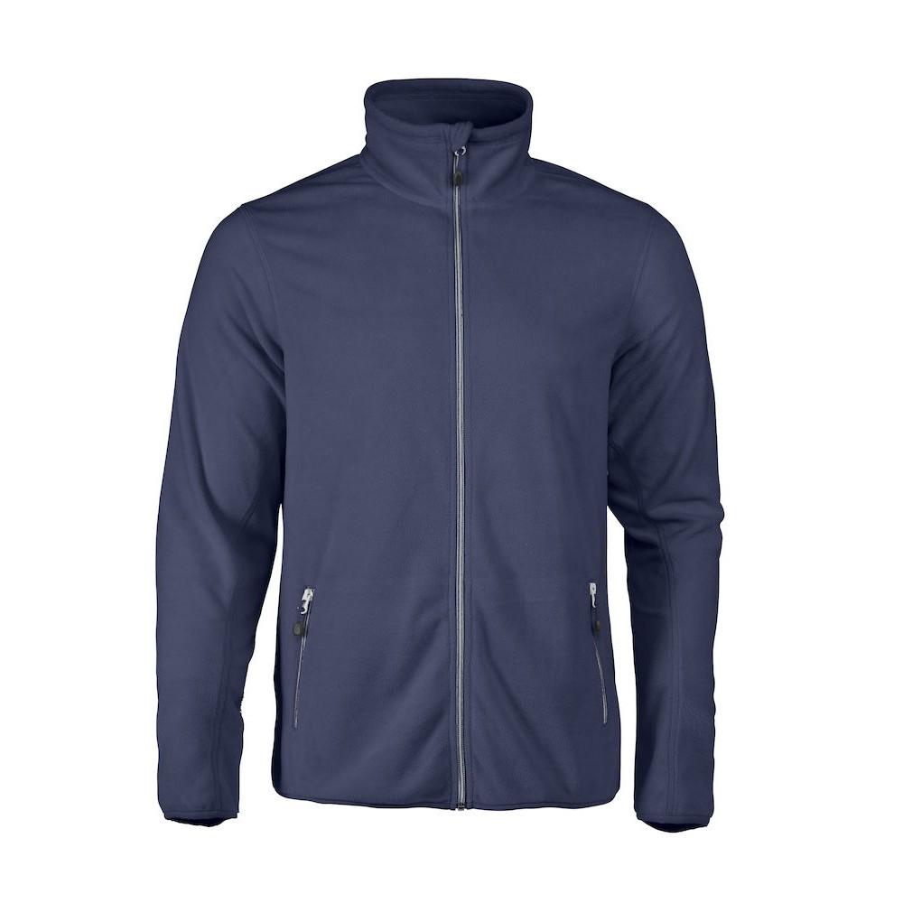 Navy - Front - Printer RED Mens Twohand Fleece Jacket