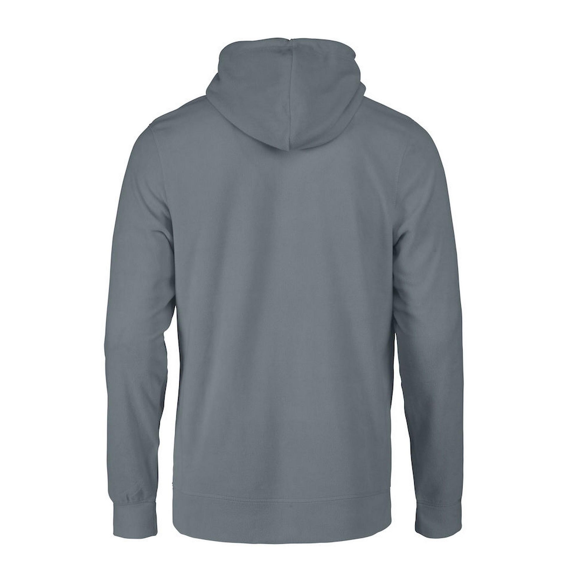 Metal Grey - Back - The Printers Choice Mens Switch Fleece Hoodie