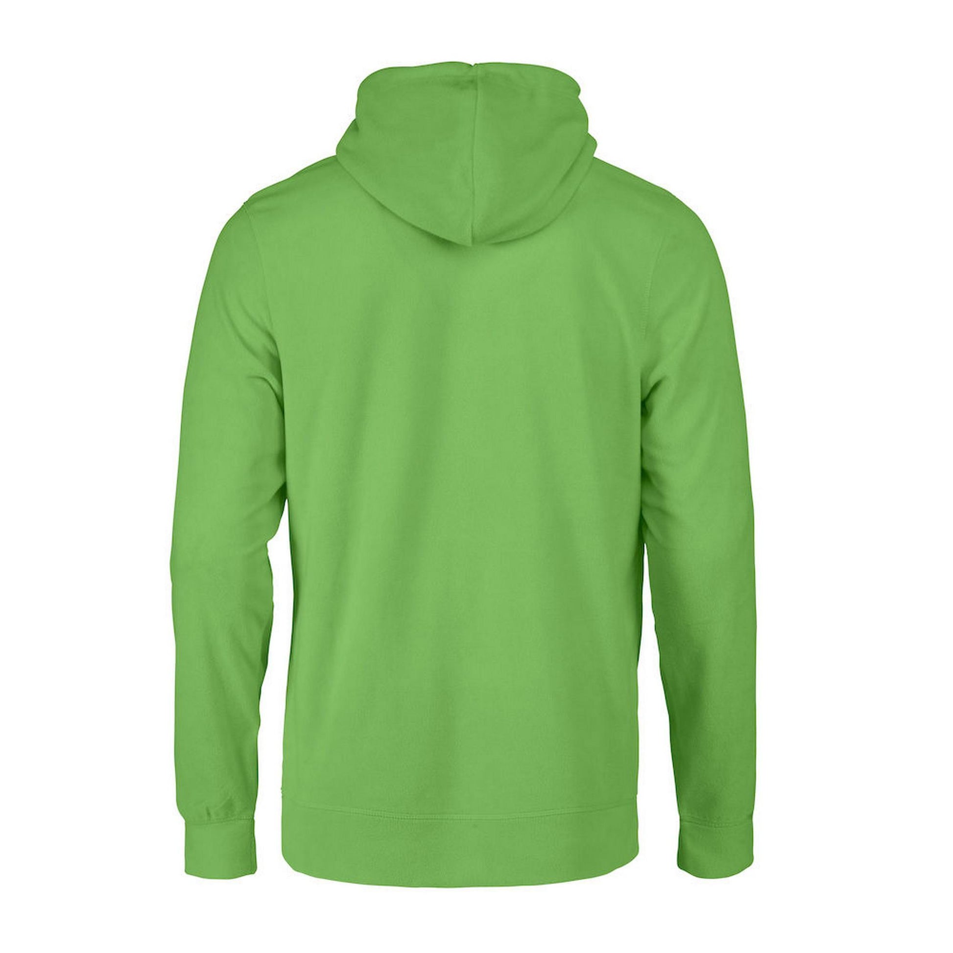 Lime - Back - The Printers Choice Mens Switch Fleece Hoodie