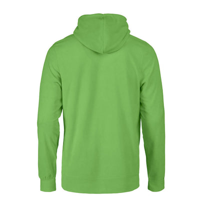 Lime - Back - The Printers Choice Mens Switch Fleece Hoodie