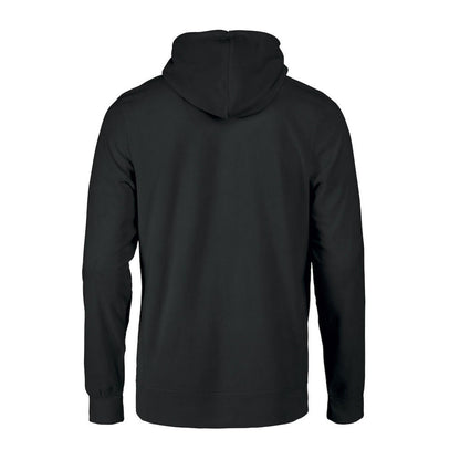 Black - Back - The Printers Choice Mens Switch Fleece Hoodie