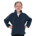 French Navy - Back - Jerzees Schoolgear Childrens Full Zip Outdoor Fleece Jacket