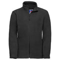 Black - Front - Jerzees Schoolgear Childrens Full Zip Outdoor Fleece Jacket