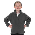Black - Back - Jerzees Schoolgear Childrens Full Zip Outdoor Fleece Jacket