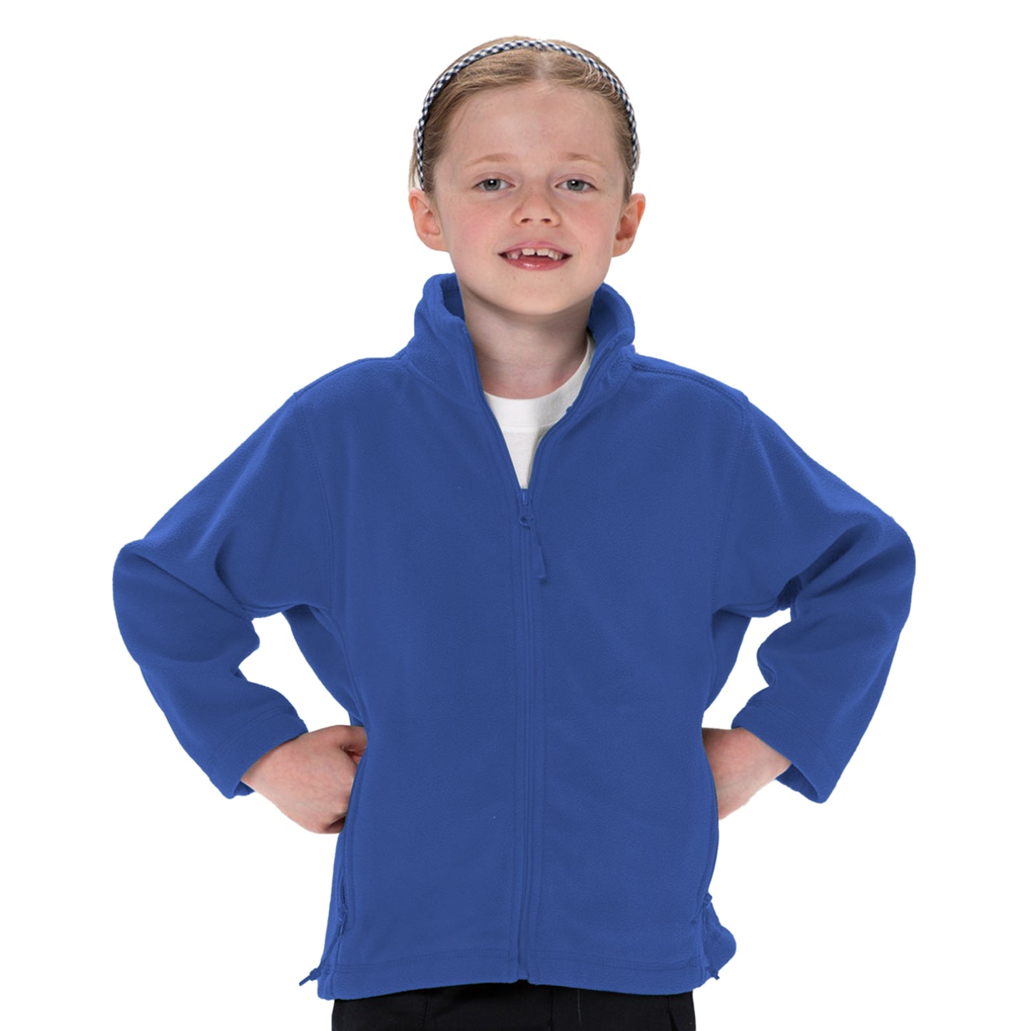 Bright Royal - Back - Jerzees Schoolgear Childrens Full Zip Outdoor Fleece Jacket