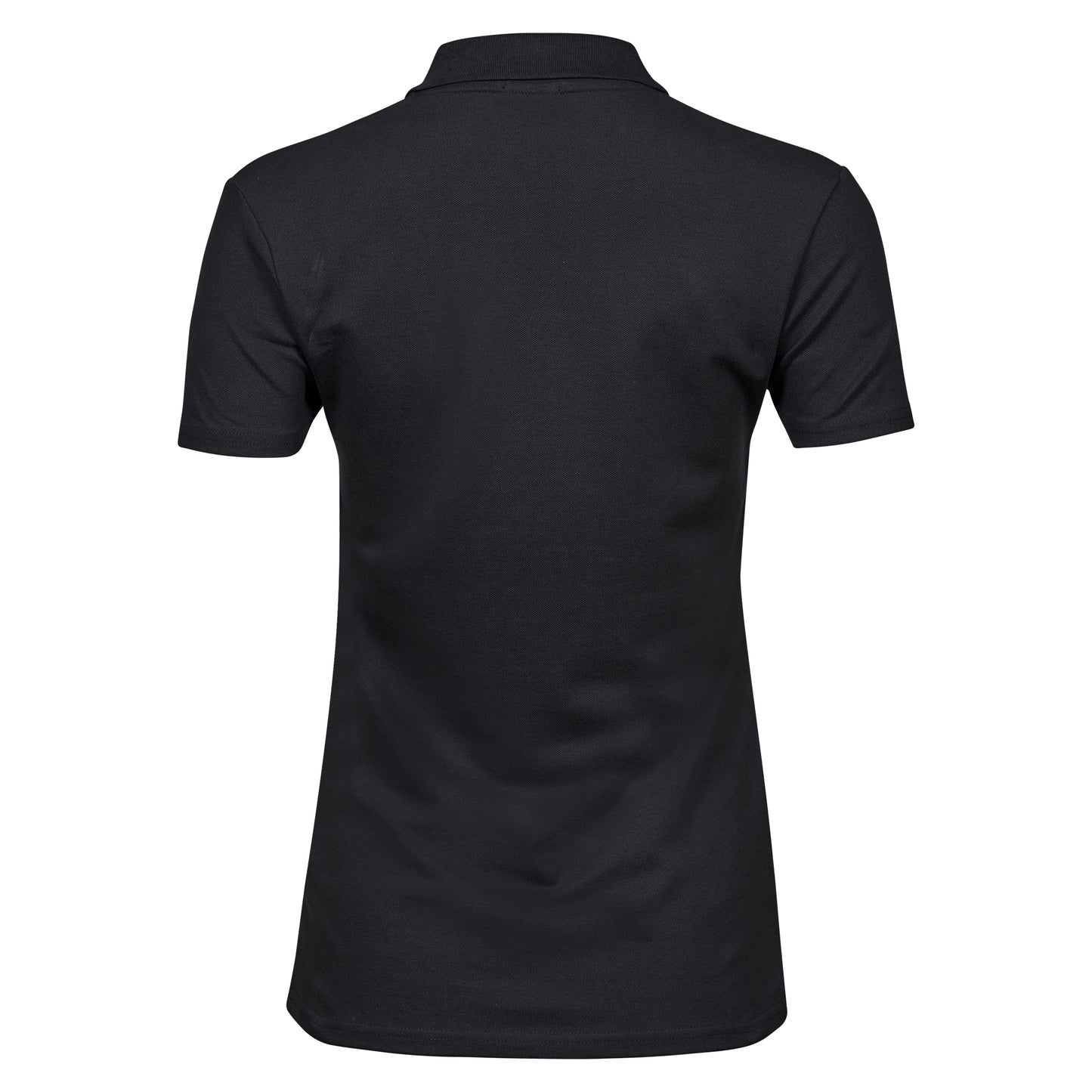 Black - Back - Tee Jays Womens-Ladies Luxury Stretch Polo Shirt