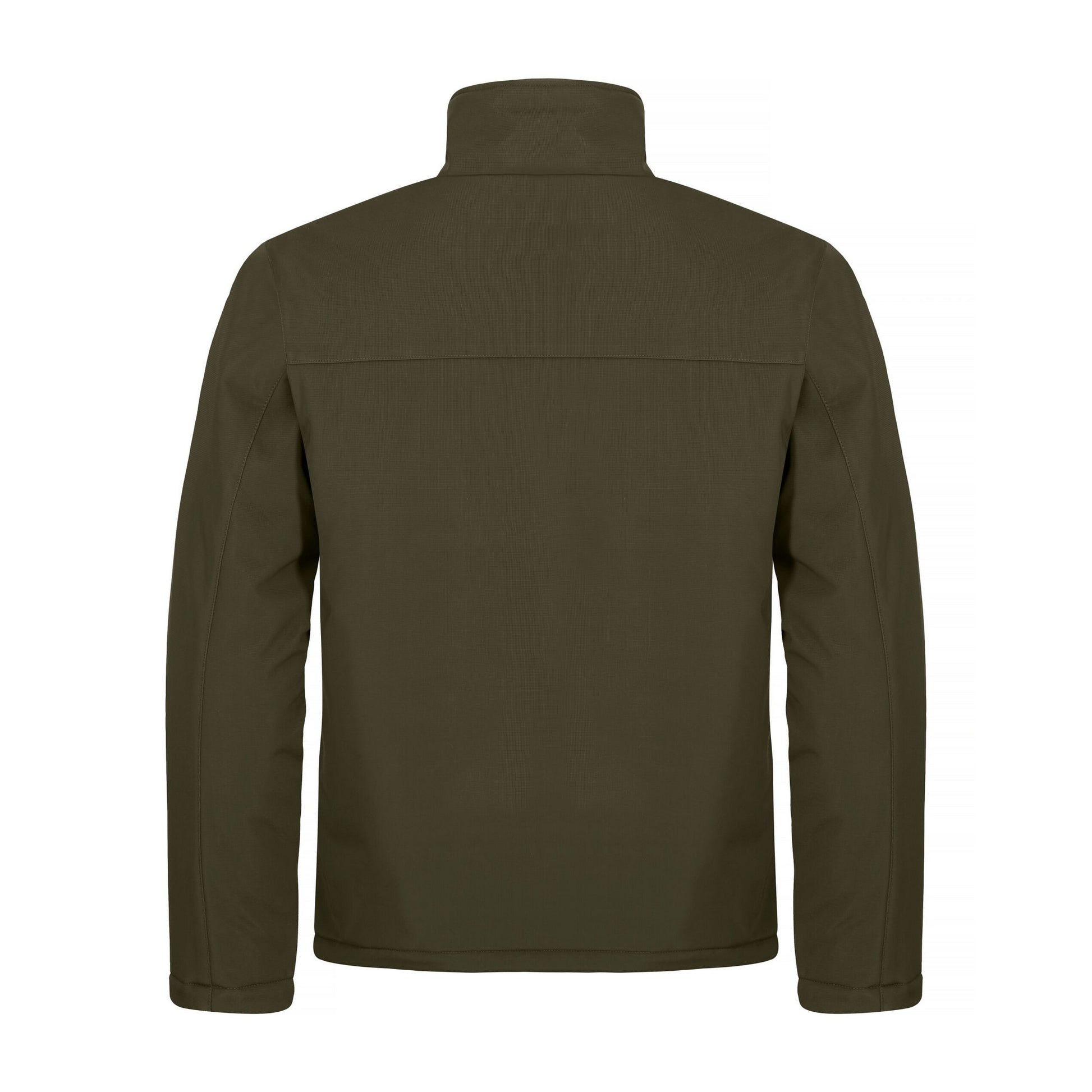 Fog Green - Back - Clique Mens Padded Soft Shell Jacket
