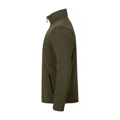 Fog Green - Side - Clique Mens Padded Soft Shell Jacket