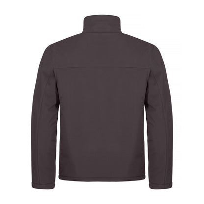 Dark Grey - Back - Clique Mens Padded Soft Shell Jacket