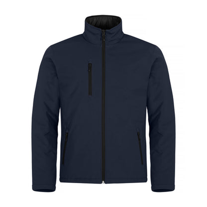 Dark Navy - Front - Clique Mens Padded Soft Shell Jacket