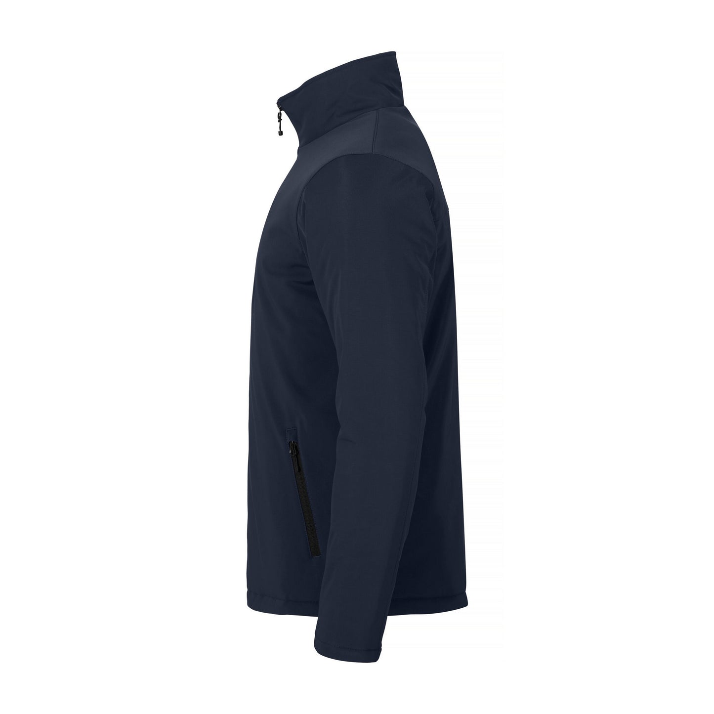 Dark Navy - Side - Clique Mens Padded Soft Shell Jacket