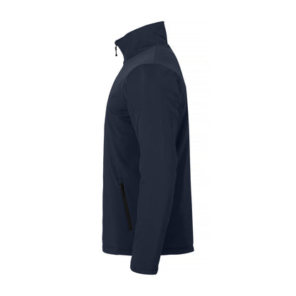 Dark Navy - Side - Clique Mens Padded Soft Shell Jacket