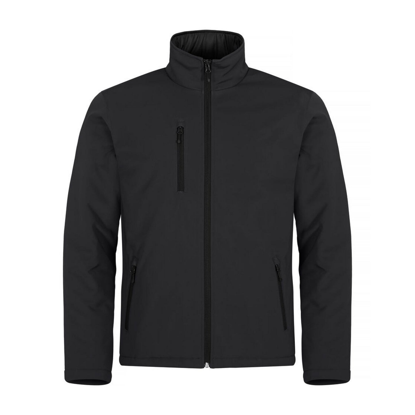 Black - Front - Clique Mens Padded Soft Shell Jacket
