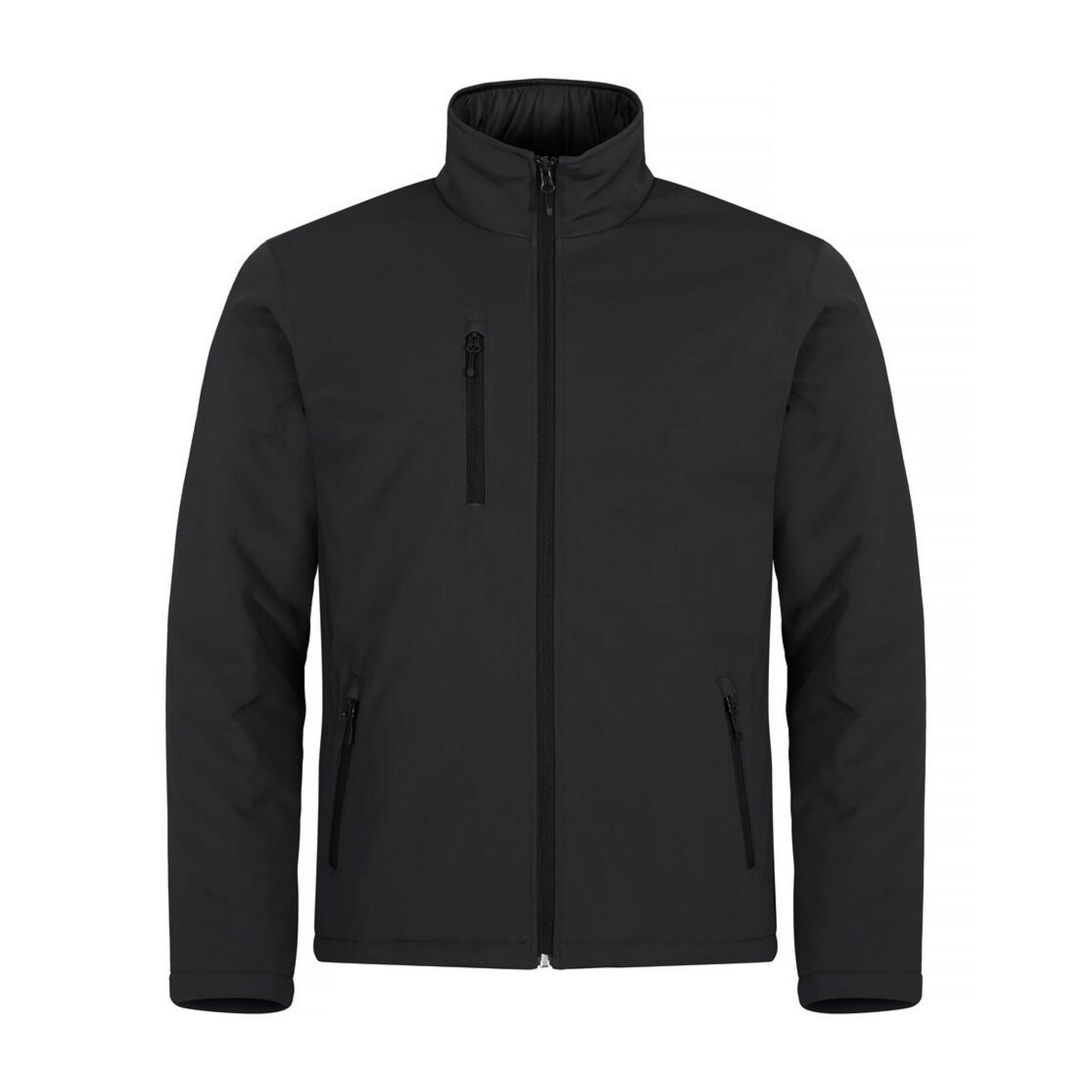 Black - Front - Clique Mens Padded Soft Shell Jacket