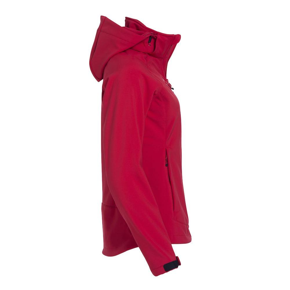 Red - Back - Clique Womens-Ladies Milford Soft Shell Jacket