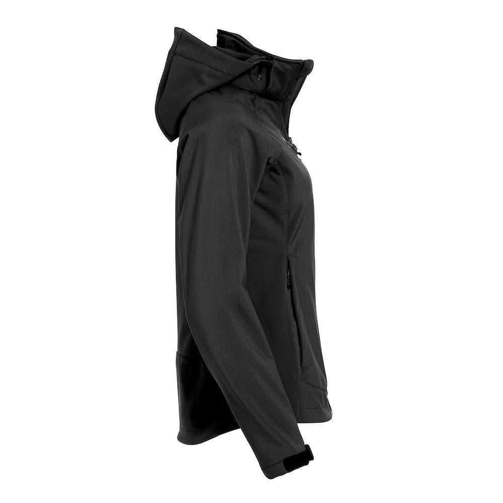 Black - Back - Clique Womens-Ladies Milford Soft Shell Jacket